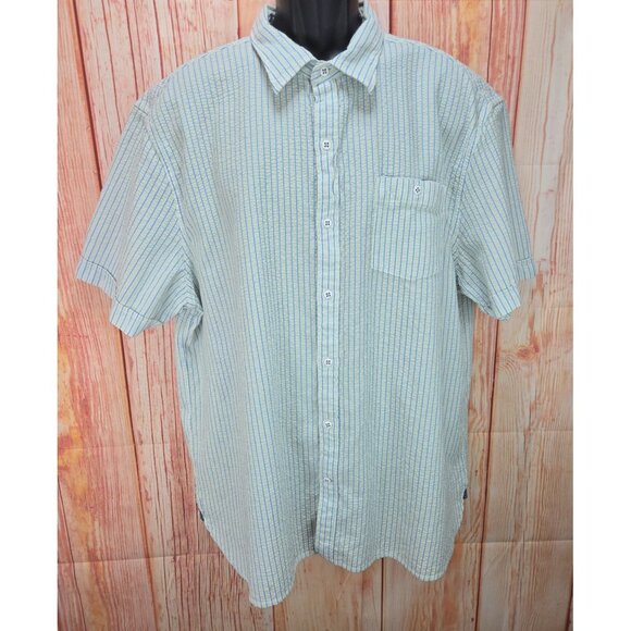 Tommy Bahama Jeans Mens Island Crafted Short Sleeve Shirt Large - Picture 1 of 7
